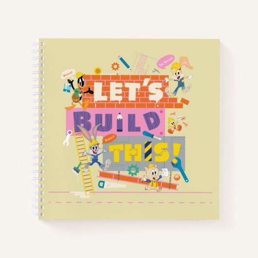BUGS BUNNY BUILDERS™| "Let's build this"-Arbeitsst Notizblock (Vorderseite)