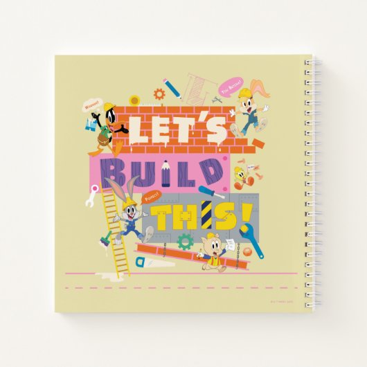 BUGS BUNNY BUILDERS™| "Let's build this"-Arbeitsst Notizblock (Rückseite)