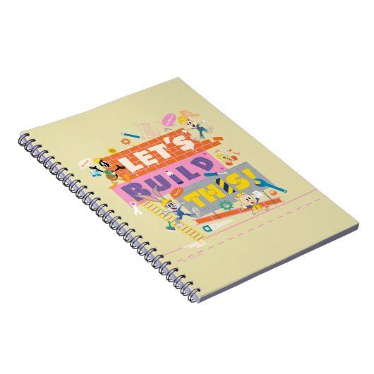 BUGS BUNNY BUILDERS™| "Let's build this"-Arbeitsst Notizblock (Rechte Seite)