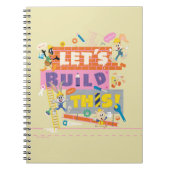 BUGS BUNNY BUILDERS™| "Let's build this"-Arbeitsst Notizblock (Vorderseite)