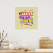 BUGS BUNNY BUILDERS™| "Let's build this"-Arbeitsst Poster (Küche)