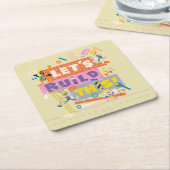 BUGS BUNNY BUILDERS™| "Let's build this"-Arbeitsst Rechteckiger Pappuntersetzer (angewinkelt)