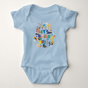 BUGS BUNNY BUILDERS™ "Let's build this" Collage Baby Strampler