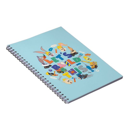 BUGS BUNNY BUILDERS™| "Let's build this" Collage Notizblock (Rechte Seite)