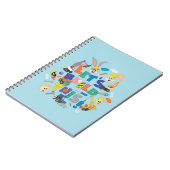 BUGS BUNNY BUILDERS™| "Let's build this" Collage Notizblock (Linke Seite)