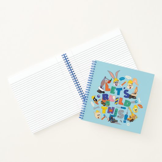BUGS BUNNY BUILDERS™| "Let's build this" Collage Notizblock (Innenseite)
