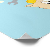 BUGS BUNNY BUILDERS™| "Let's build this" Collage Poster (Ecke)