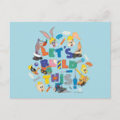 BUGS BUNNY BUILDERS™| "Let's build this" Collage Postkarte (Vorderseite)