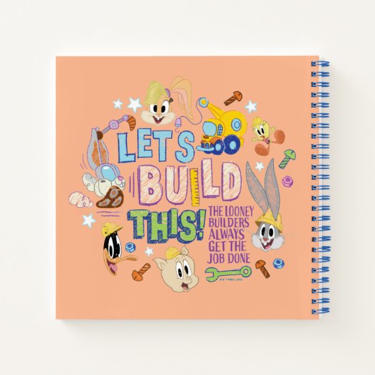 BUGS BUNNY BUILDERS™| "Let's build this" Sketch Notizblock (Rückseite)