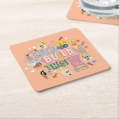 BUGS BUNNY BUILDERS™| "Let's build this" Sketch Rechteckiger Pappuntersetzer (angewinkelt)