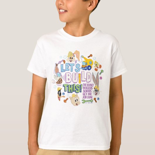 BUGS BUNNY BUILDERS™| "Let's build this" Sketch T-Shirt (Vorderseite)