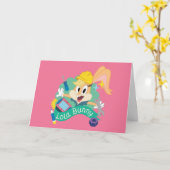 BUGS BUNNY BUILDERS™| Lola Bunny Character Graphic Karte (Gelbe Blume)
