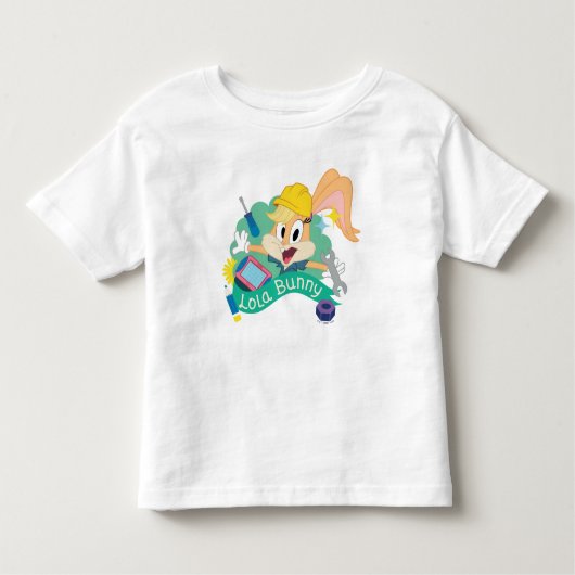 BUGS BUNNY BUILDERS™| Lola Bunny Character Graphic Kleinkind T-shirt (Vorderseite)