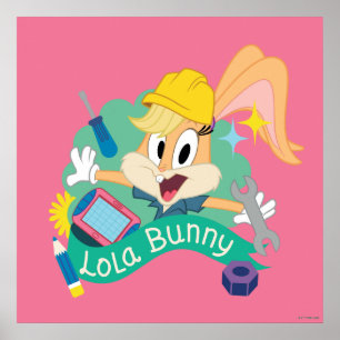 BUGS BUNNY BUILDERS™  Lola Bunny Character Graphic Poster