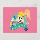 BUGS BUNNY BUILDERS™| Lola Bunny Character Graphic Postkarte (Vorderseite)