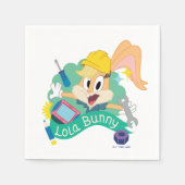 BUGS BUNNY BUILDERS™| Lola Bunny Character Graphic Serviette (Vorderseite)