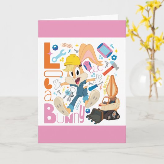 BUGS BUNNY BUILDERS™| Lola Bunny Work Tools Karte (Gelbe Blume)