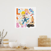 BUGS BUNNY BUILDERS™| Lola Bunny Work Tools Poster (Küche)