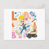 BUGS BUNNY BUILDERS™| Lola Bunny Work Tools Postkarte (Vorderseite)
