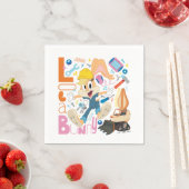 BUGS BUNNY BUILDERS™| Lola Bunny Work Tools Serviette (Beispiel)