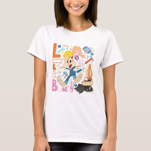 BUGS BUNNY BUILDERS™| Lola Bunny Work Tools T-Shirt (Vorderseite)