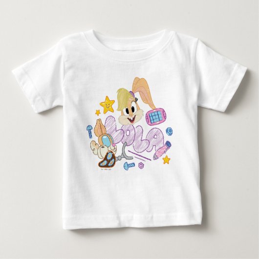 BUGS BUNNY BUILDERS™| Lola Sketch Art Baby T-shirt (Vorderseite)