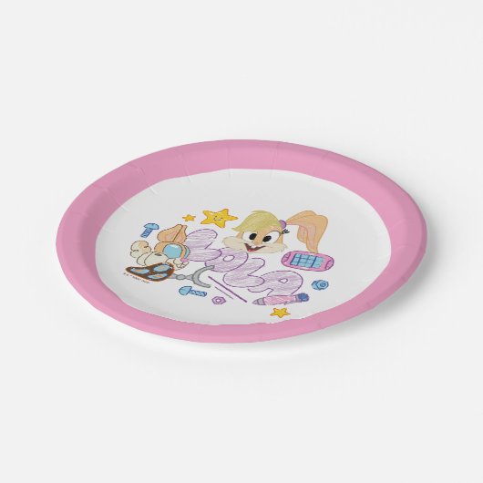 BUGS BUNNY BUILDERS™| Lola Sketch Art Pappteller (Schrägansicht)