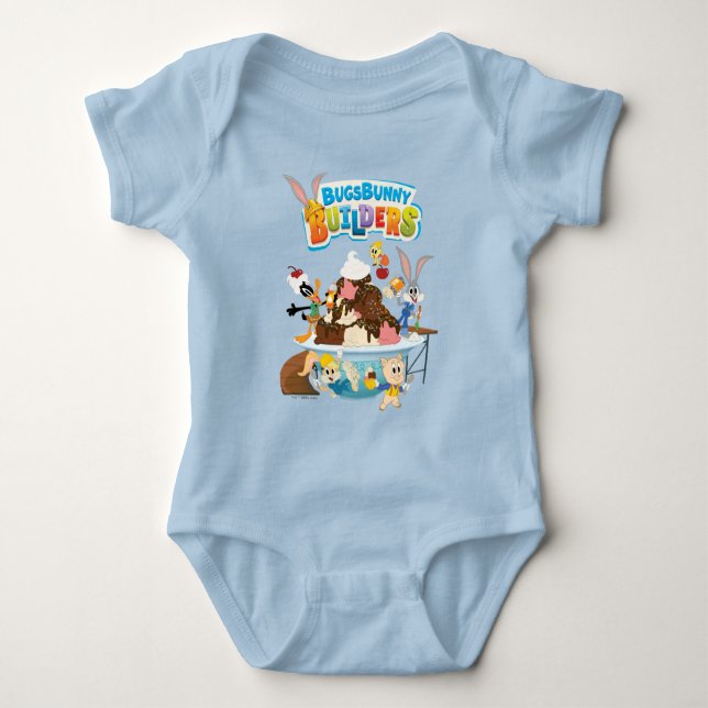 BUGS BUNNY BUILDERS™| Looney Builders Ice Creme Baby Strampler (Vorderseite)