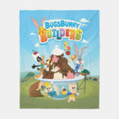BUGS BUNNY BUILDERS™| Looney Builders Ice Creme Fleecedecke (Vorderseite)