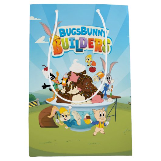 BUGS BUNNY BUILDERS™| Looney Builders Ice Creme Mittlere Geschenktüte (Vorderseite)