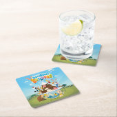 BUGS BUNNY BUILDERS™| Looney Builders Ice Creme Rechteckiger Pappuntersetzer (Vor Ort)