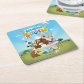 BUGS BUNNY BUILDERS™| Looney Builders Ice Creme Rechteckiger Pappuntersetzer (angewinkelt)
