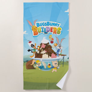 BUGS BUNNY BUILDERS™  Looney Builders Ice Creme Strandtuch