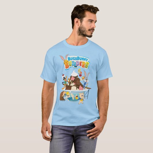 BUGS BUNNY BUILDERS™| Looney Builders Ice Creme T-Shirt (Vorne ganz)