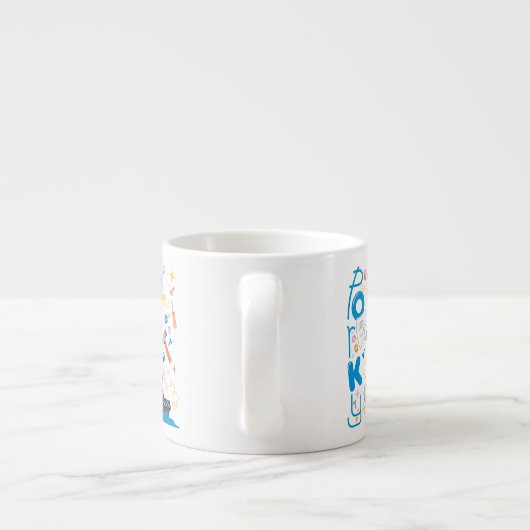 BUGS BUNNY BUILDERS™| Porky Pig Work Tools Espressotasse (Rückseite)