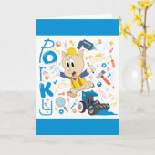 BUGS BUNNY BUILDERS™| Porky Pig Work Tools Karte (Gelbe Blume)