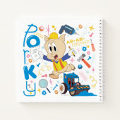 BUGS BUNNY BUILDERS™| Porky Pig Work Tools Notizblock (Rückseite)