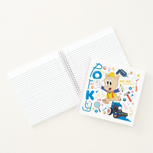 BUGS BUNNY BUILDERS™| Porky Pig Work Tools Notizblock (Innenseite)