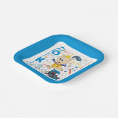 BUGS BUNNY BUILDERS™| Porky Pig Work Tools Pappteller (Gewinkelt)