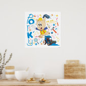 BUGS BUNNY BUILDERS™| Porky Pig Work Tools Poster (Küche)