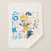 BUGS BUNNY BUILDERS™| Porky Pig Work Tools Sherpadecke (Vorderseite)
