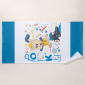 BUGS BUNNY BUILDERS™| Porky Pig Work Tools Strandtuch (Vorderseite)