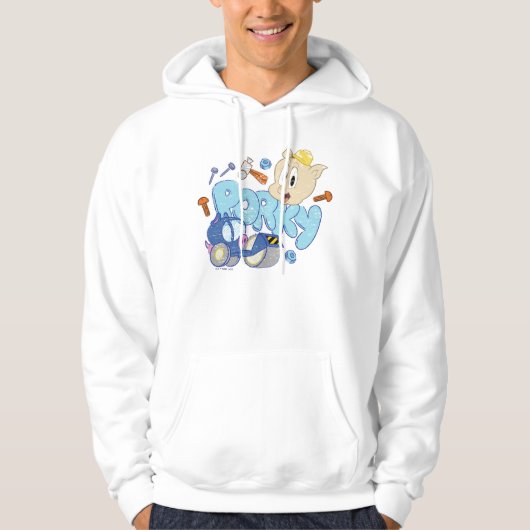 BUGS BUNNY BUILDERS™| Porky Sketch Art Hoodie (Vorderseite)