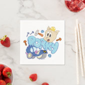 BUGS BUNNY BUILDERS™| Porky Sketch Art Serviette (Beispiel)