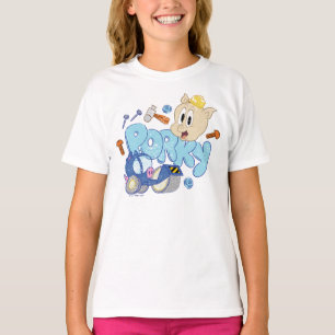 BUGS BUNNY BUILDERS™ Porky Skizzen-Kunst T-Shirt