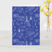 BUGS BUNNY BUILDERS™| Sketch Blueprint Muster Karte (Gelbe Blume)