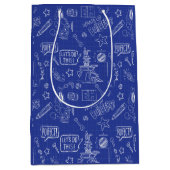 BUGS BUNNY BUILDERS™| Sketch Blueprint Muster Mittlere Geschenktüte (Vorderseite)