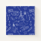 BUGS BUNNY BUILDERS™| Sketch Blueprint Muster Notizblock (Rückseite)