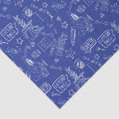 BUGS BUNNY BUILDERS™| Sketch Blueprint Muster Seidenpapier (Ausschnitt)