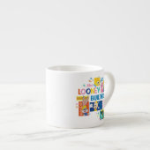 BUGS BUNNY BUILDERS™| The Looney Builders Collage Espressotasse (Vorderseite Rechts)